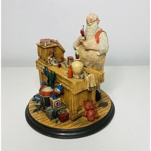 Rockwell Heirloom Santas Collection Workshop Rhodes Studios Retired 1990 5.5"